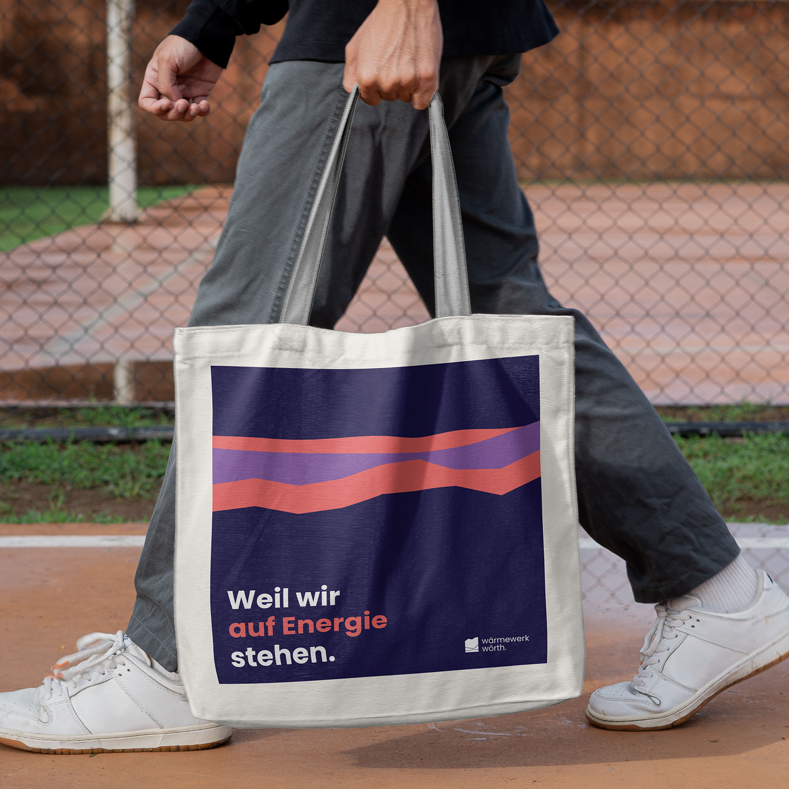 a person holding a bag