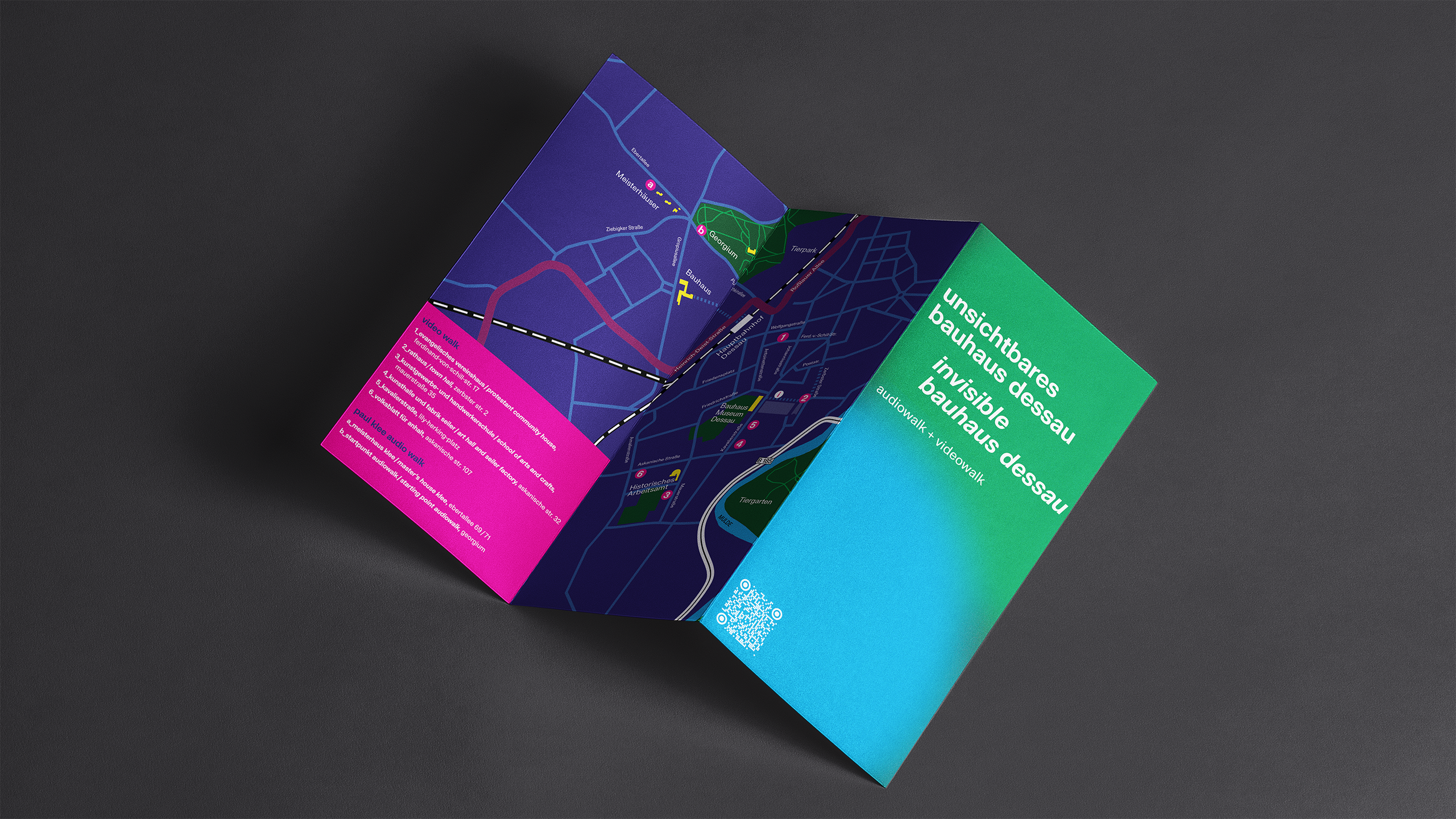 Bauhaus Dessau Fyler Mockup Bild 100 Jahre Bauhaus Dessau